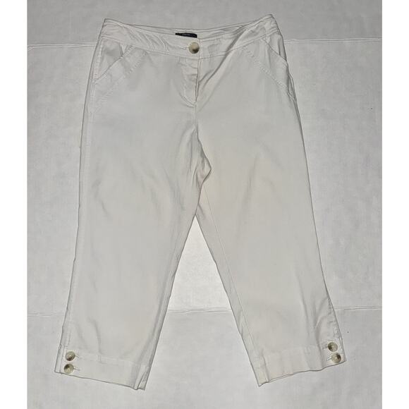 Style & Co. Womens 10 Stretch Capri Pants Professional Resort Lightweight Causal - Picture 1 of 9
